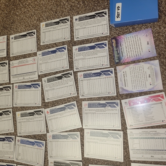 Topps Baseball Trading Card lot of 41 Set #47 - Picture 9 of 11